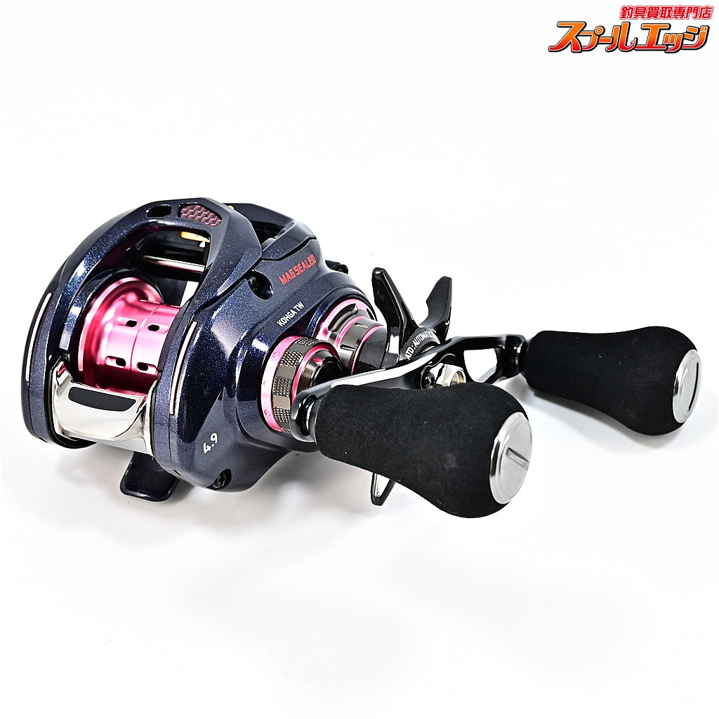 【ダイワ】 17紅牙 TW 4.9R-RM 100mmハンドル&カスタムハンドルノブ装着 DAIWA KOHGA