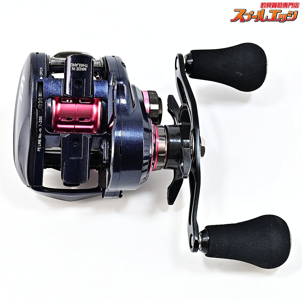 【ダイワ】 17紅牙 TW 4.9R-RM 100mmハンドル&カスタムハンドルノブ装着 DAIWA KOHGA