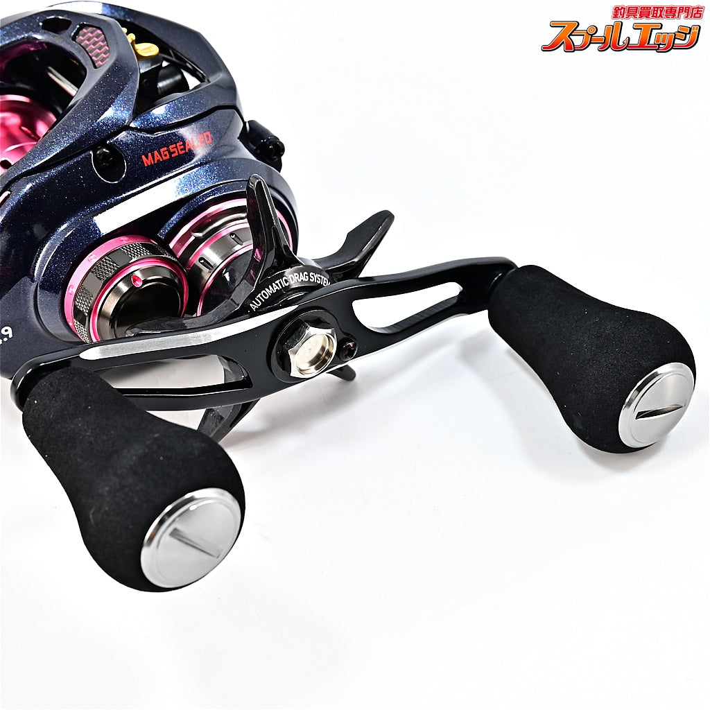 【ダイワ】 17紅牙 TW 4.9R-RM 100mmハンドル&カスタムハンドルノブ装着 DAIWA KOHGA