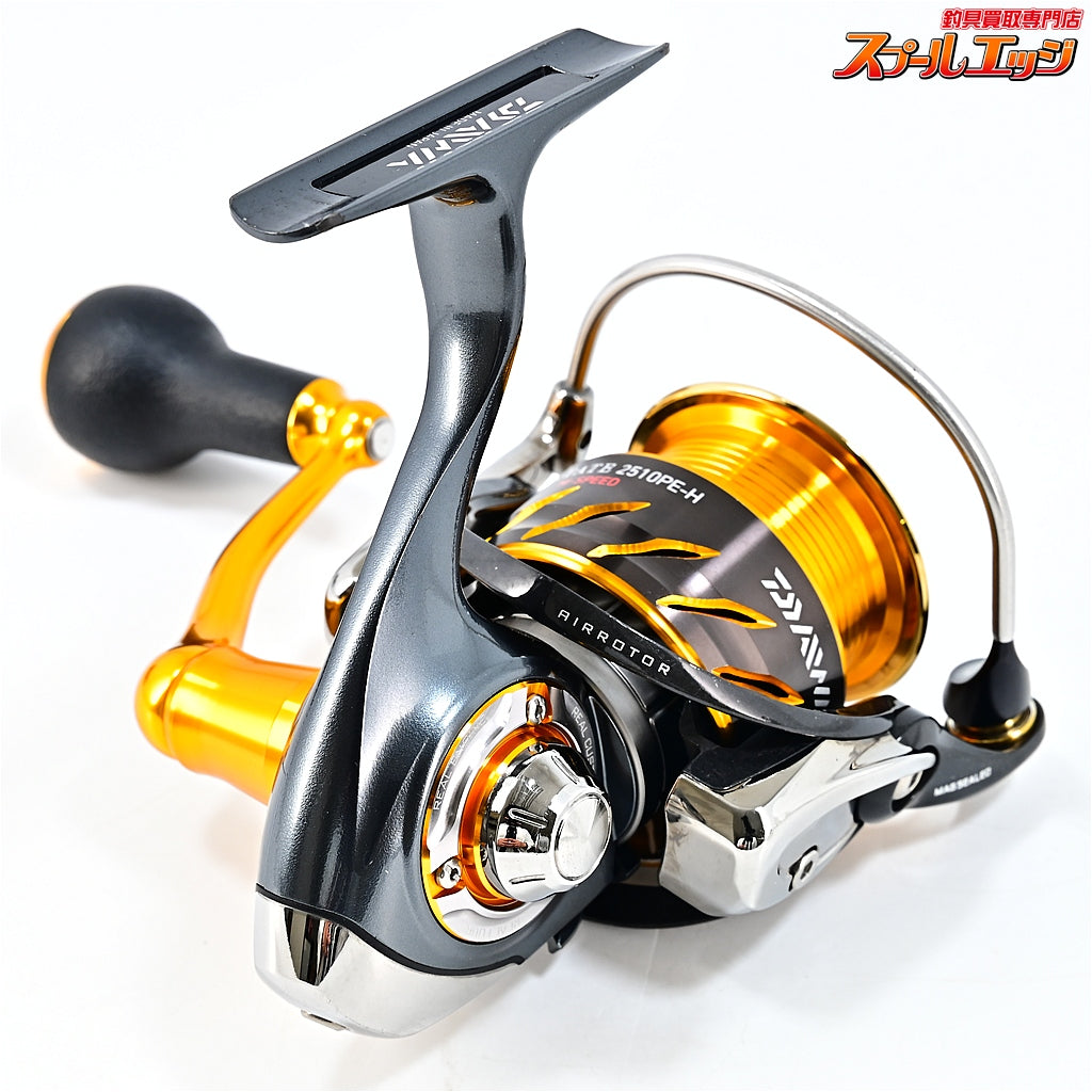 【ダイワ】 13セルテート 2510PE-H 55mmハンドル&ゴメクサス27mmカスタムハンドルノブ装着 DAIWA CERTATE