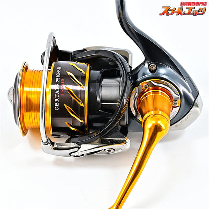 【ダイワ】 13セルテート 2510PE-H 55mmハンドル&ゴメクサス27mmカスタムハンドルノブ装着 DAIWA CERTATE