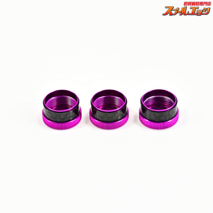 【ZPI】 カラーメカニカルキャップ MCR01-P パープル 13レボLTX/MGX/LT/LTZ用 3個セット ZPI