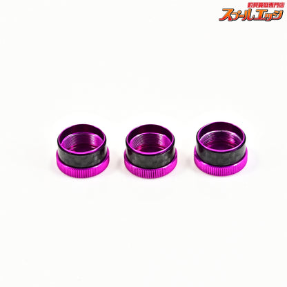 【ZPI】 カラーメカニカルキャップ MCR01-P パープル 13レボLTX/MGX/LT/LTZ用 3個セット ZPI