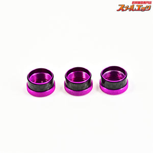 【ZPI】 カラーメカニカルキャップ MCR01-P パープル 13レボLTX/MGX/LT/LTZ用 3個セット ZPI