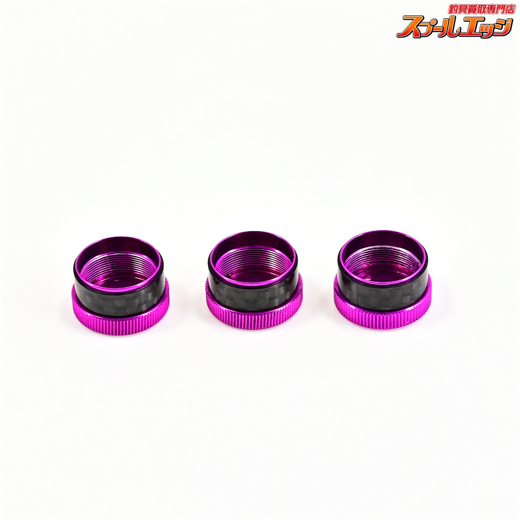 【ZPI】 カラーメカニカルキャップ MCR01-P パープル 13レボLTX/MGX/LT/LTZ用 3個セット ZPI