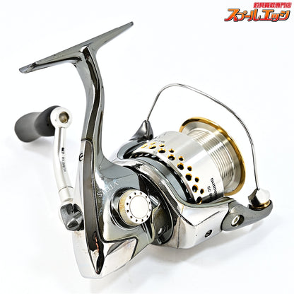 【シマノ】 01ステラ AR 2500 夢屋01ステラ50mmマシンカットハンドルLねじ込み式装着 FW2000S替えスプール&純正Sウエイト付 SHIMANO STELLA