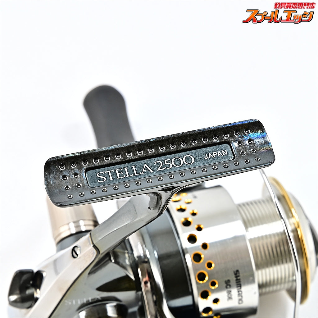 【シマノ】 01ステラ AR 2500 夢屋01ステラ50mmマシンカットハンドルLねじ込み式装着 FW2000S替えスプール&純正Sウエイト付 SHIMANO STELLA