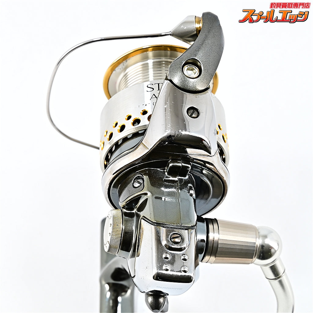 【シマノ】 01ステラ AR 2500 夢屋01ステラ50mmマシンカットハンドルLねじ込み式装着 FW2000S替えスプール&純正Sウエイト付 SHIMANO STELLA