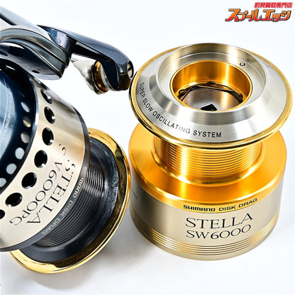 【シマノ】 01ステラ SW6000PG 替スプール付 SHIMANO STELLA