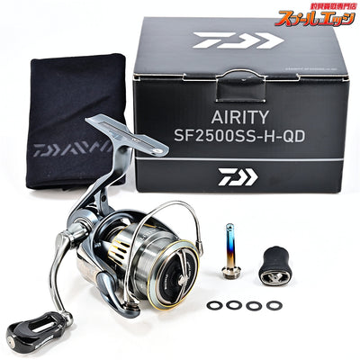 【ダイワ】 23エアリティ ST SF 2500SS-H-QD SLPW Iシェイプザイオンノブ クリアブラック装着 MTCW ボディーバンパーシャフト1壱改チタン/オーロラ付 DAIWA AIRTY
