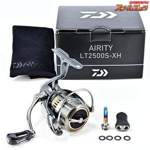 【ダイワ】 23エアリティ LT 2500S-XH SLPW Iシェイプザイオンノブ クリアブラック装着 MTCW ボディーバンパーシャフト1壱改チタン/オーロラ付 DAIWA AIRTY