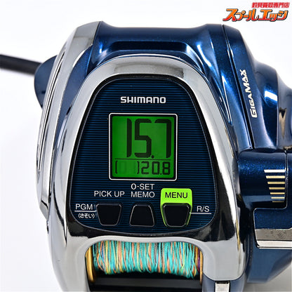 【シマノ】 18ビーストマスター 2000 使用距離250.1km 使用422時間 85mm純正ロングハンドル装着 SHIMANO BeastMaster