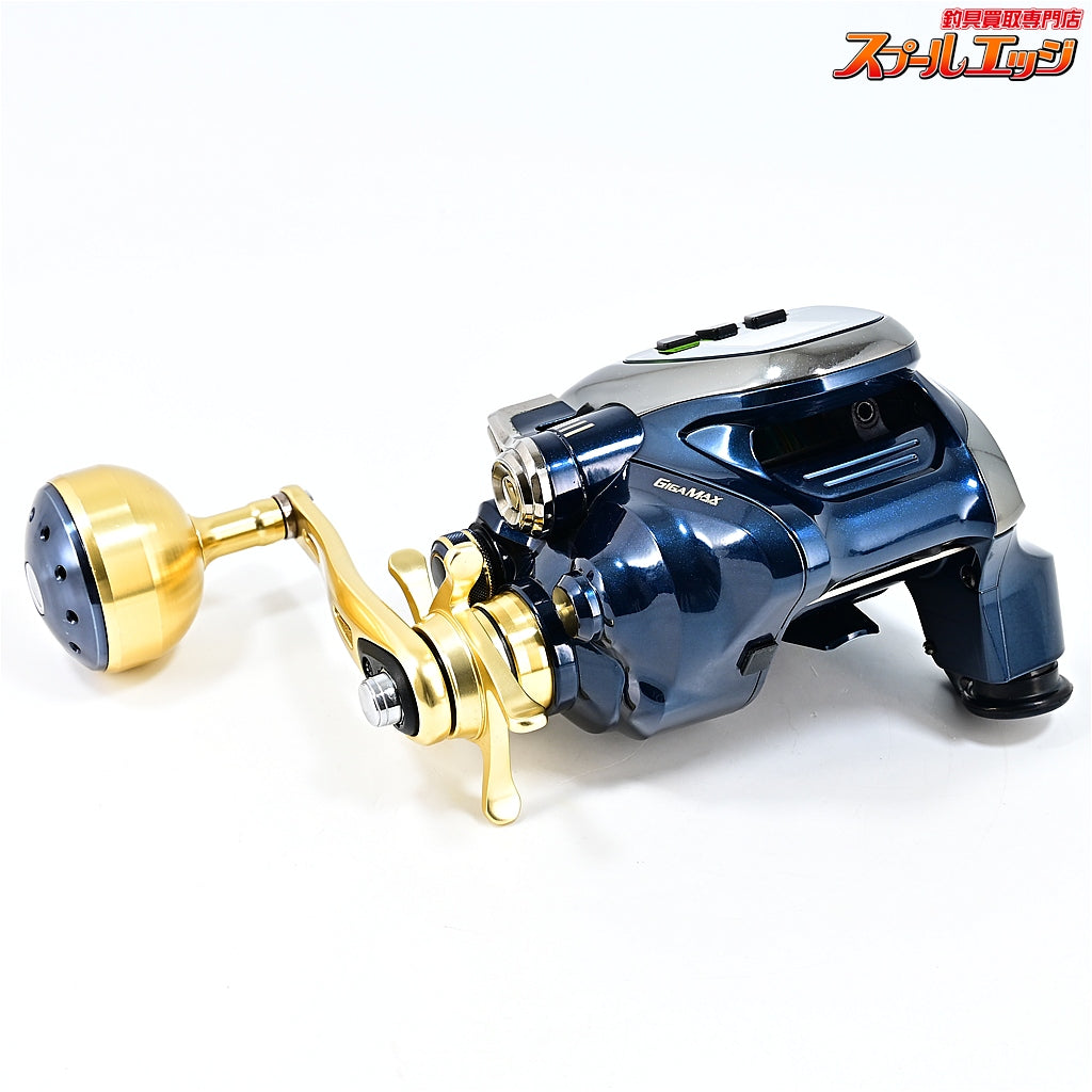 【シマノ】 18ビーストマスター 2000 使用距離250.1km 使用422時間 85mm純正ロングハンドル装着 SHIMANO BeastMaster