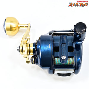【シマノ】 18ビーストマスター 2000 使用距離250.1km 使用422時間 85mm純正ロングハンドル装着 SHIMANO BeastMaster
