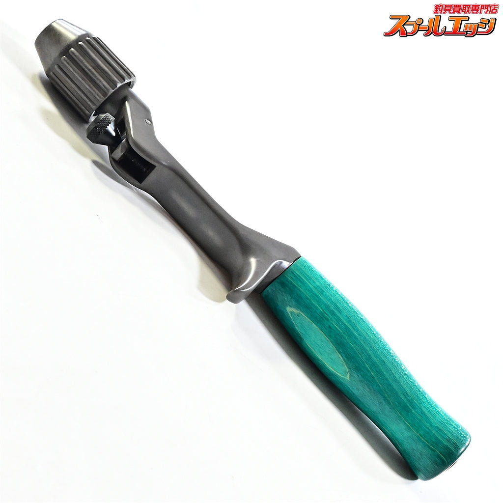 【ブライトリバー】 チャッカーグリップ アンティークメタル シングルハンドル スタビライズドウッド BRIGHT-LIVER CHUCKER GRIP K_060