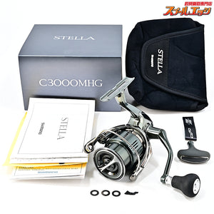 【シマノ】 22ステラ C3000MHG 夢屋ハンドルノブEVAラウンドS装着 SHIMANO STELLA