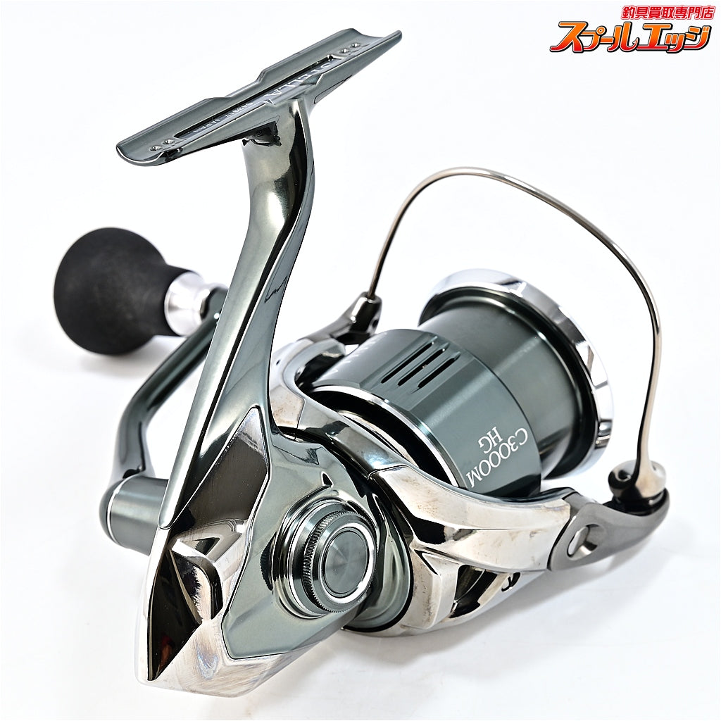 【シマノ】 22ステラ C3000MHG 夢屋ハンドルノブEVAラウンドS装着 SHIMANO STELLA