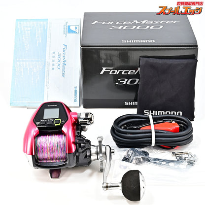 【シマノ】 15フォースマスター 3000 FFTカスタムピンク 使用距離55.3km 使用72.5時間 SHIMANO FORCE MASTER