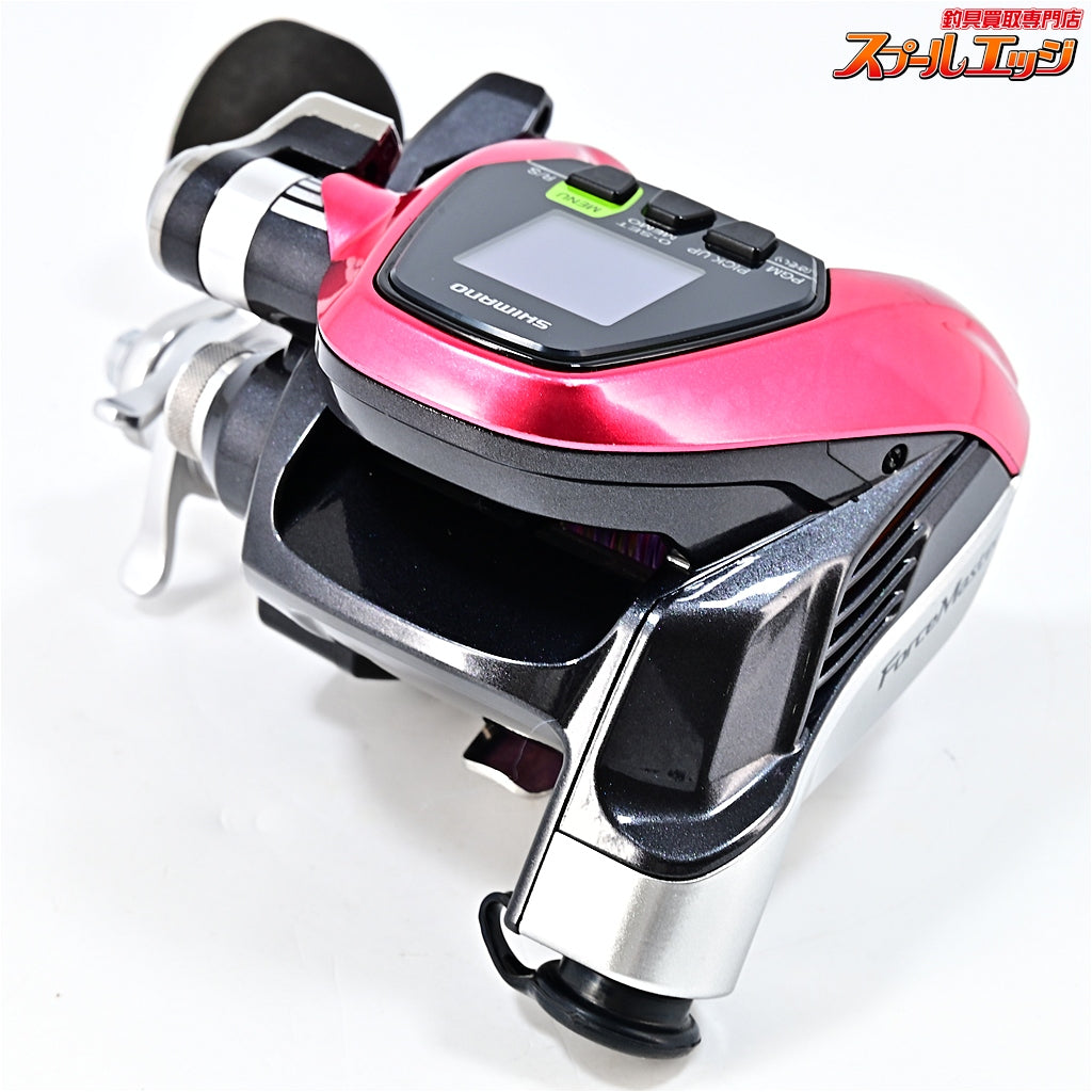 【シマノ】 15フォースマスター 3000 FFTカスタムピンク 使用距離55.3km 使用72.5時間 SHIMANO FORCE MASTER
