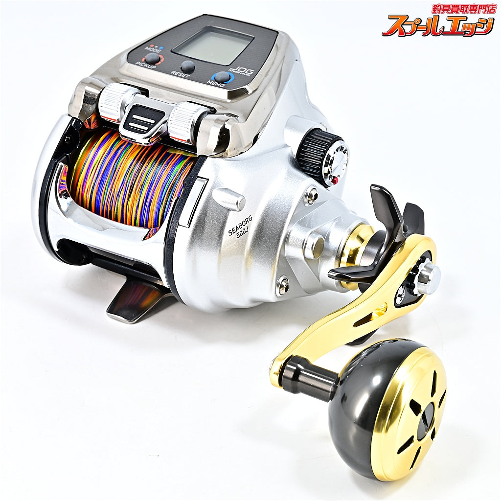 【ダイワ】 15シーボーグ 500J 使用距離0km 使用0時間 未使用PEライン装着 DAIWA SEABORG