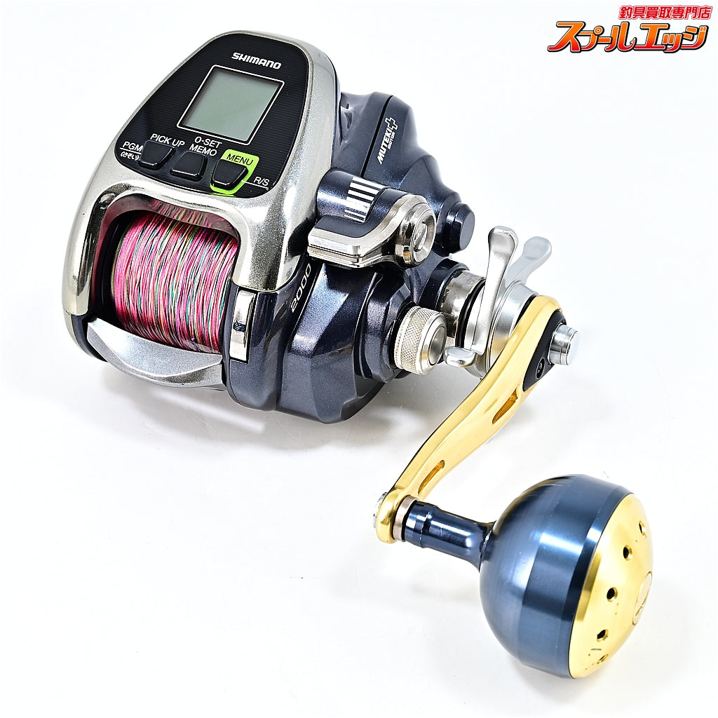 【シマノ】 16フォースマスター 2000 使用距離62.3km 使用105時間 13ビーストマスター純正ハンドル装着 SHIMANO FORCE MASTER