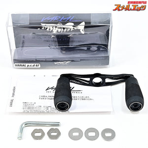 【DRT】 バリアル p.c.d 87 ブラック バリアルハンドル スリムJノブ装着 DRT VARIAL