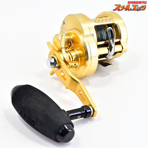 【シマノ】 15オシアコンクエスト 300HG スタジオオーシャンマーク AE85ハンドルノブ ブラック装着 SHIMANO OCEA CONQUEST