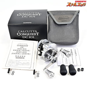 【シマノ】 20カルカッタコンクエスト DC 101 ゴメクサス20mmアルミハンドルノブ装着 SHIMANO CALCUTTA CONQUEST