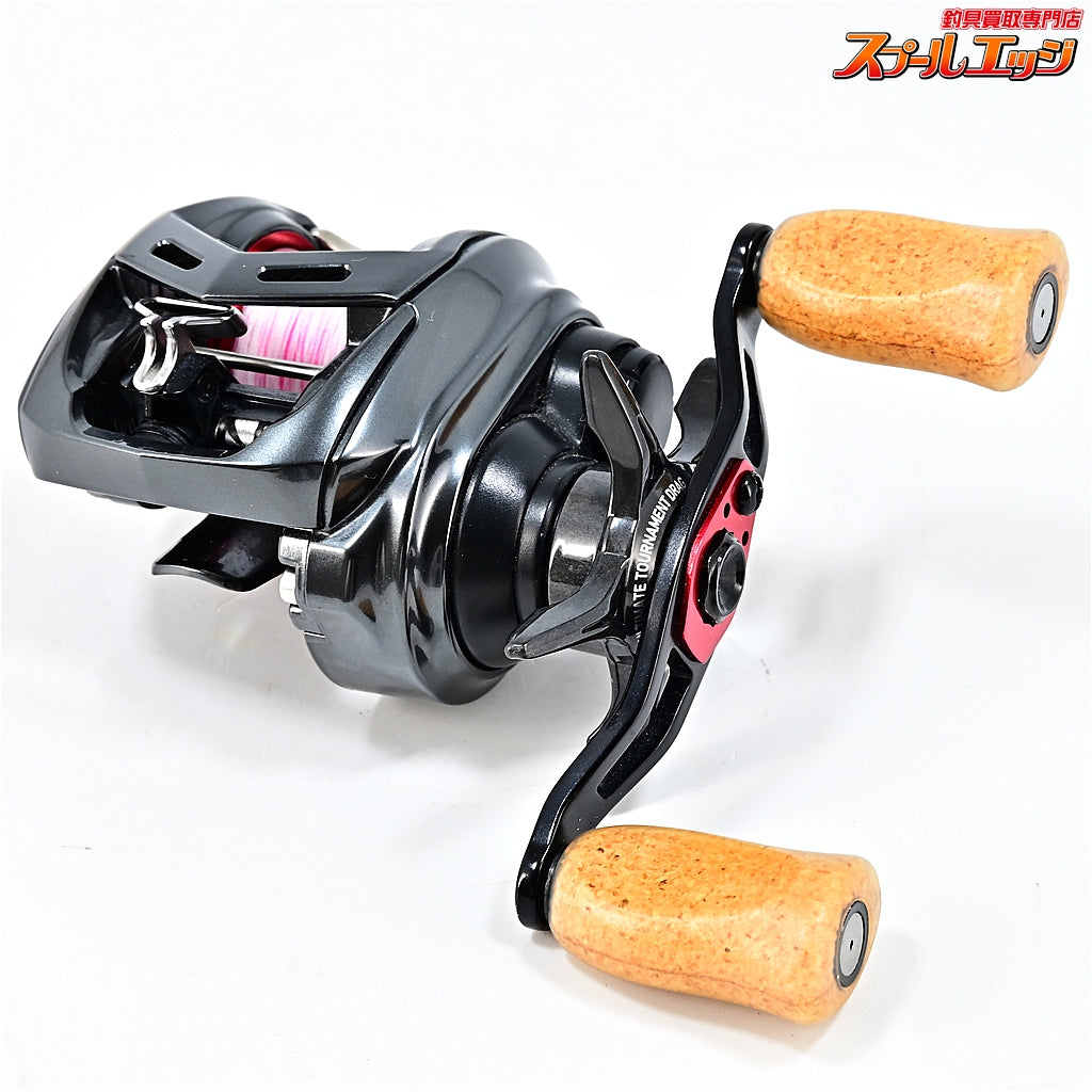 【ダイワ】 20アルファス エア TW 8.6L SLPW7.1ギアレシオチューン&純正ドラグクリッカー&コルクノブクリア装着 DAIWA ALPHAS AIR