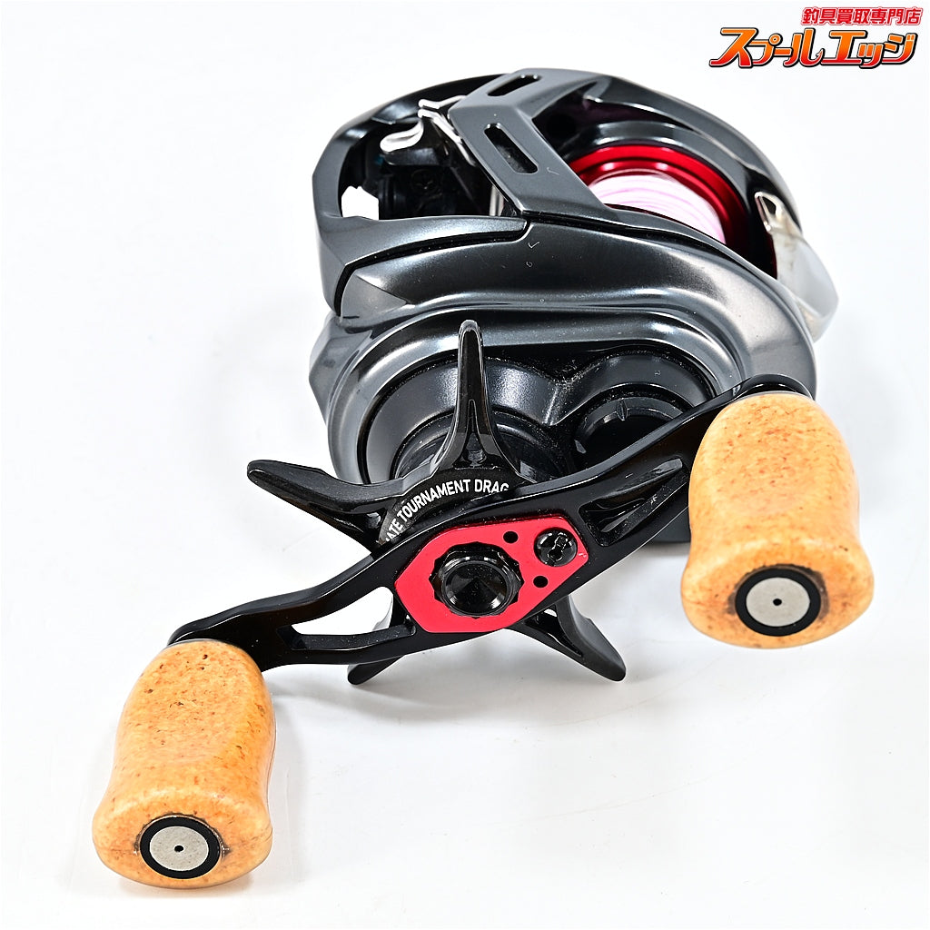 【ダイワ】 20アルファス エア TW 8.6L SLPW7.1ギアレシオチューン&純正ドラグクリッカー&コルクノブクリア装着 DAIWA ALPHAS AIR