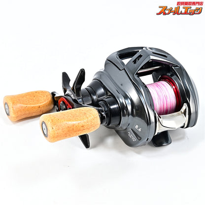 【ダイワ】 20アルファス エア TW 8.6L SLPW7.1ギアレシオチューン&純正ドラグクリッカー&コルクノブクリア装着 DAIWA ALPHAS AIR
