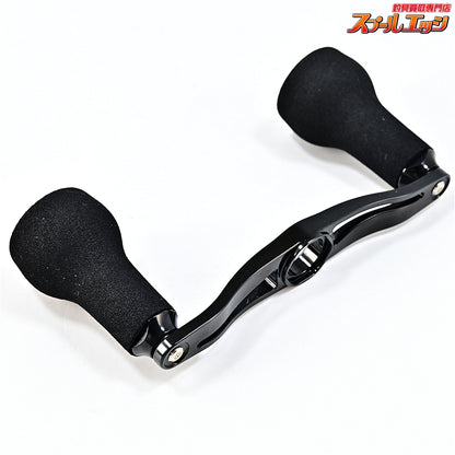 【DRT】 バリアルハンドル p.c.d 95 ブラック&ホワイト カルフォームVer ダイワ/アブ左用センターナット付 DRT VARIAL
