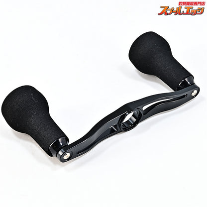 【DRT】 バリアルハンドル p.c.d 100 ブラック&ホワイト カルフォームVer ダイワ/アブ左右用センターナット付 DRT VARIAL