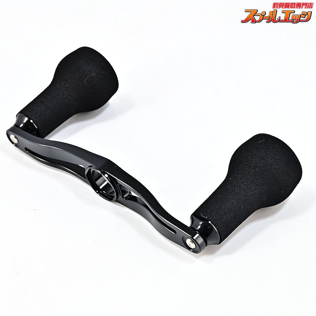 【DRT】 バリアルハンドル p.c.d 100 ブラック&ホワイト カルフォームVer ダイワ/アブ左右用センターナット付 DRT VARIAL