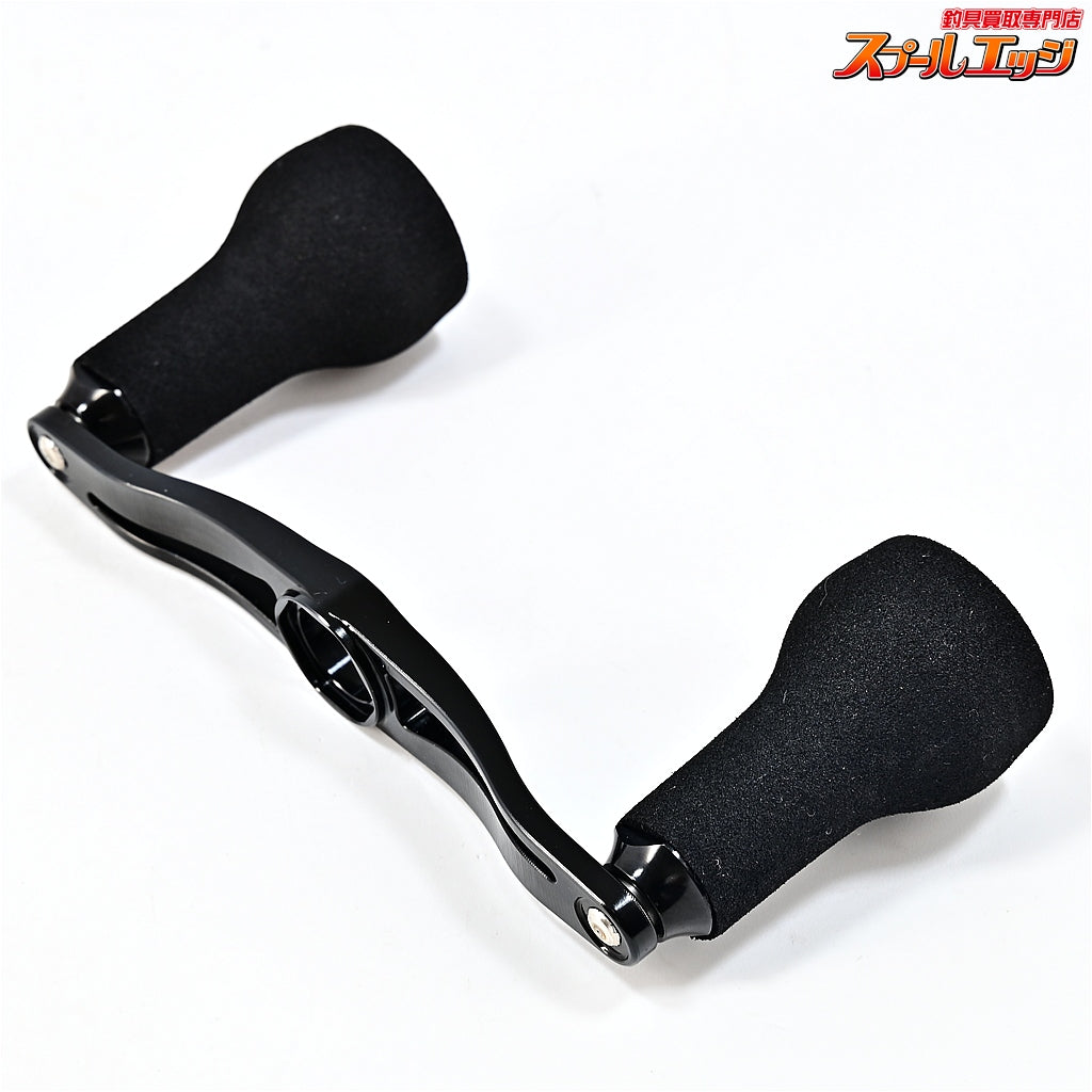 【DRT】 バリアルハンドル p.c.d 95 ブラック&ホワイト カルフォームVer ダイワ/アブ左用センターナット付 DRT VARIAL