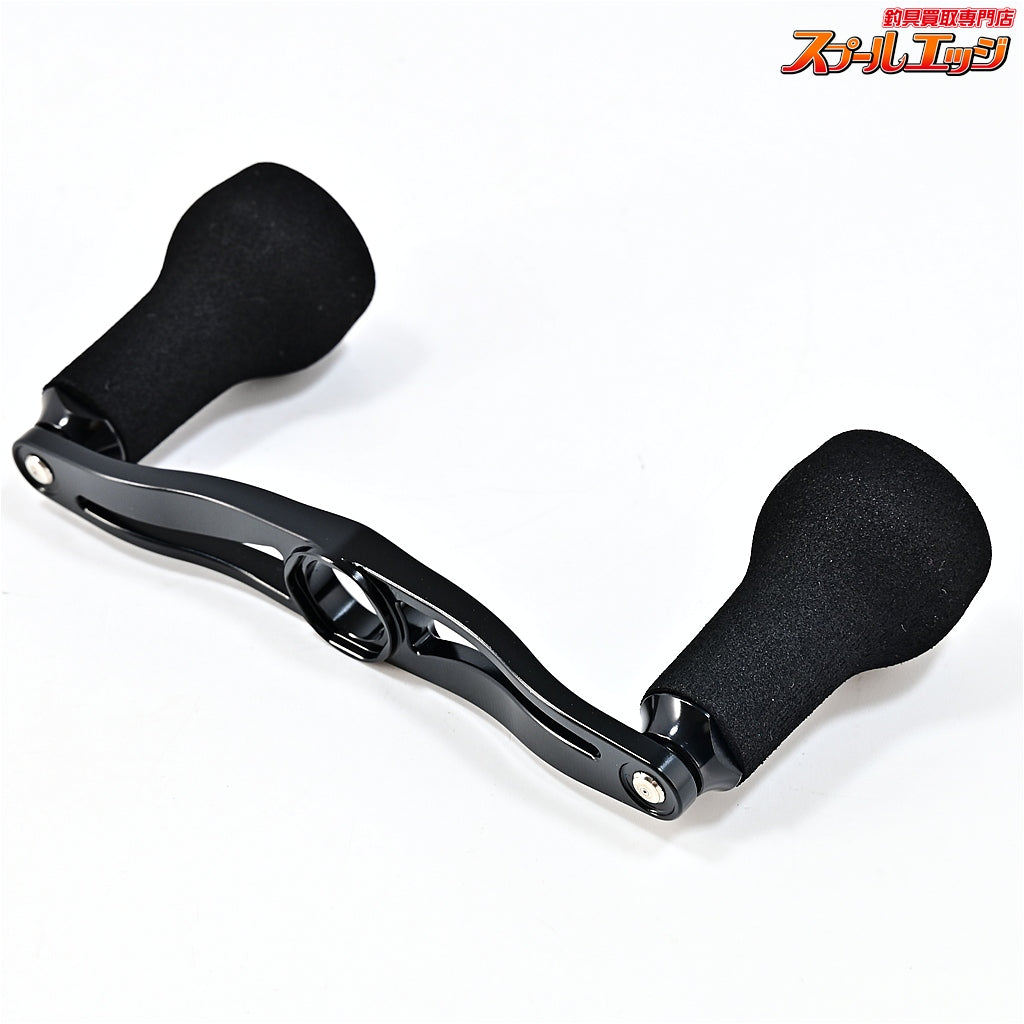 【DRT】 バリアルハンドル p.c.d 100 ブラック&ホワイト カルフォームVer ダイワ/アブ左右用センターナット付 DRT VARIAL
