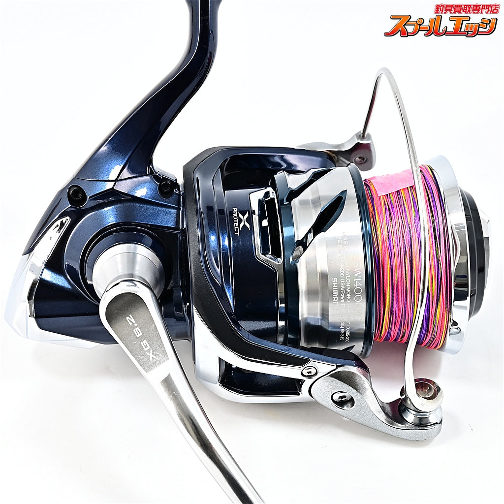 【シマノ】 21ツインパワー SW14000XG 未使用PEラインオムニウム5号300m装着 SHIMANO TWIN POWER