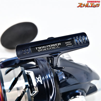 【シマノ】 21ツインパワー SW14000XG 未使用PEラインオムニウム5号300m装着 SHIMANO TWIN POWER