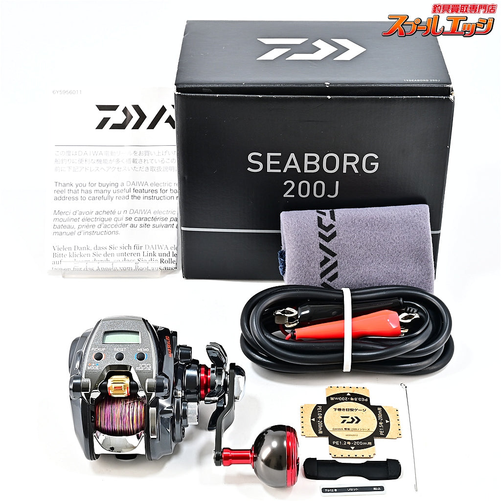 【ダイワ】 19シーボーグ 200J 使用距離39km 使用87時間 DAIWA SEABORG