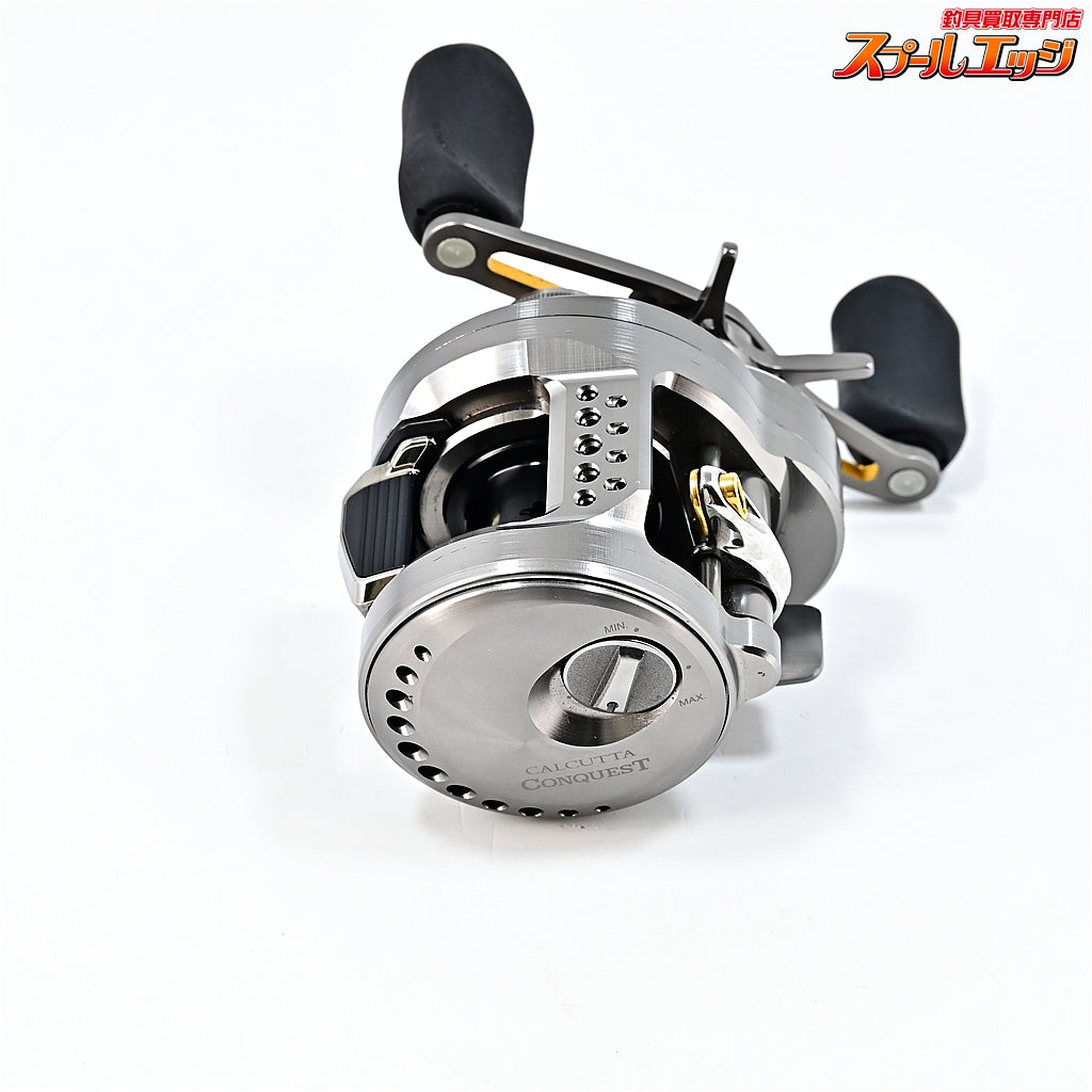 【シマノ】 23カルカッタコンクエスト BFS XG メタニウム純正ファットノブ装着 SHIMANO CALCUTTA CONQUEST