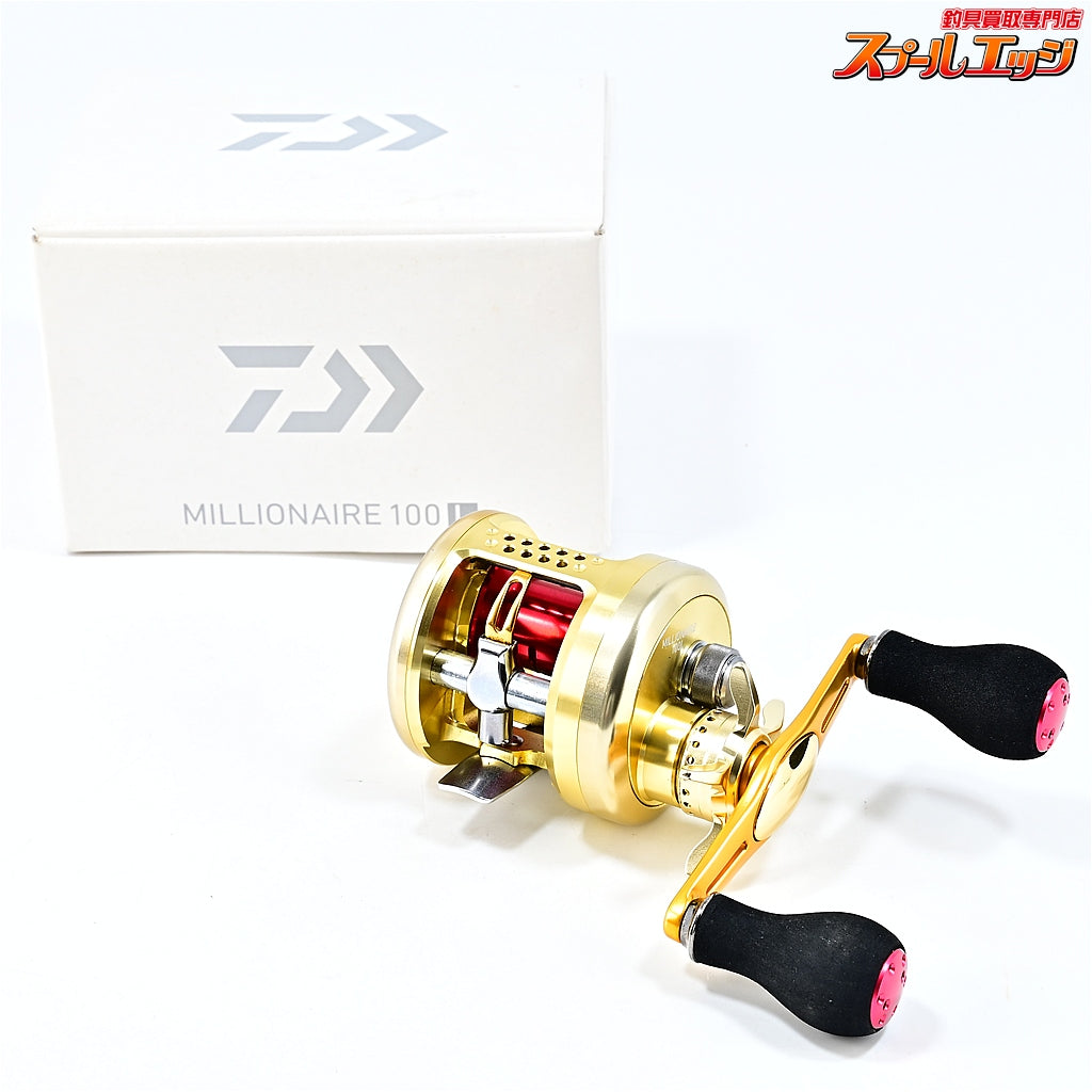 【ダイワ】 14ミリオネア 100L 80mmハンドル&スタードラグゴールド装着 DAIWA Millionaire