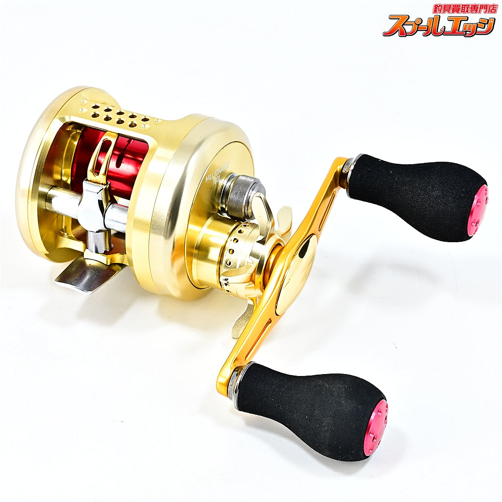 【ダイワ】 14ミリオネア 100L 80mmハンドル&スタードラグゴールド装着 DAIWA Millionaire