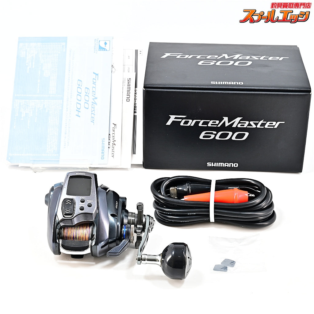 【シマノ】 23フォースマスター 600 使用距離109.1km 使用233.5時間 SHIMANO Force Master