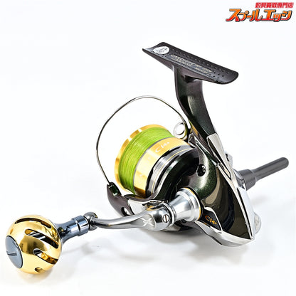 【シマノ】 12カーディフ CI4+ C2000SS 30mmカスタムハンドルノブ&リールスタンド装着 SHIMANO CARDIFF
