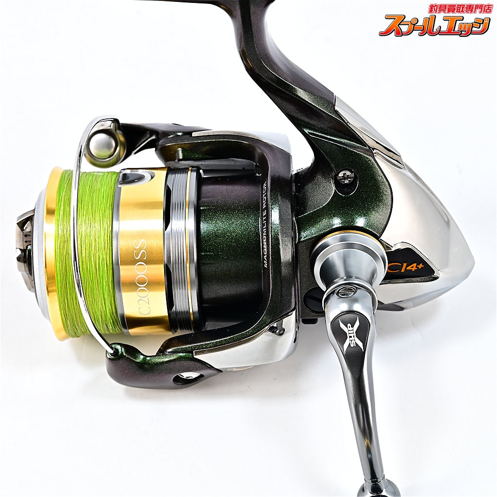 【シマノ】 12カーディフ CI4+ C2000SS 30mmカスタムハンドルノブ&リールスタンド装着 SHIMANO CARDIFF