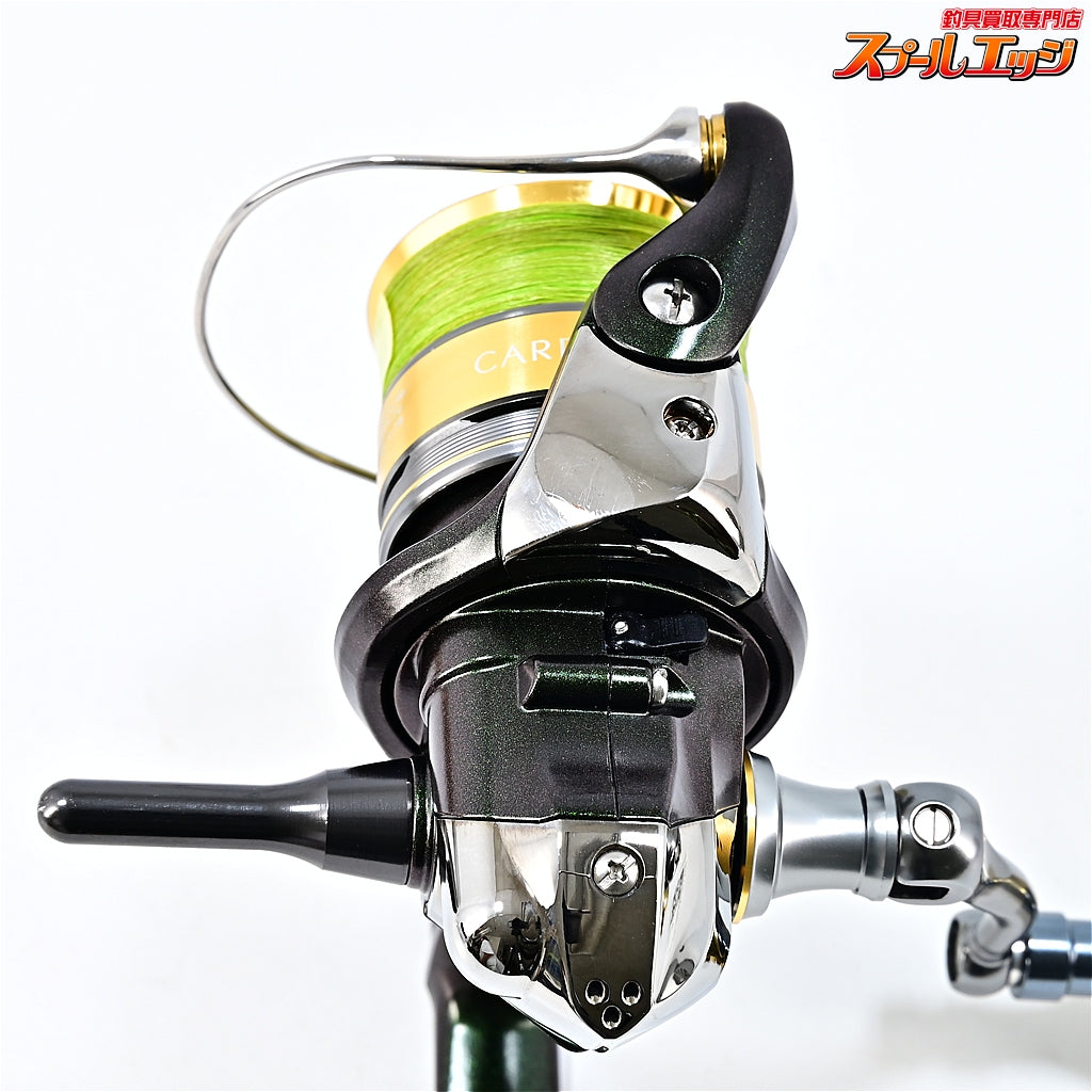 【シマノ】 12カーディフ CI4+ C2000SS 30mmカスタムハンドルノブ&リールスタンド装着 SHIMANO CARDIFF