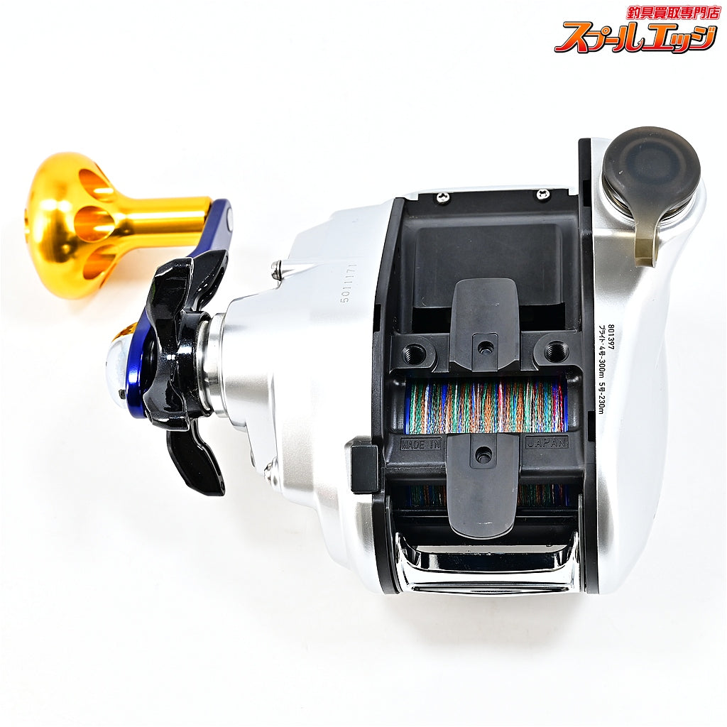 【ダイワ】 12シーボーグ 300MJ 使用0時間 使用0km アイズファクトリーアルミラウンドノブ ゴールド装着 DAIWA SEABORG