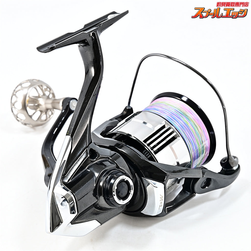 【シマノ】 23ヴァンキッシュ 4000MHG エヴォメタル メタノブ32 リミテッド ガンメタ ゴールドキャップ装着 SHIMANO Vanquish EvoMetal
