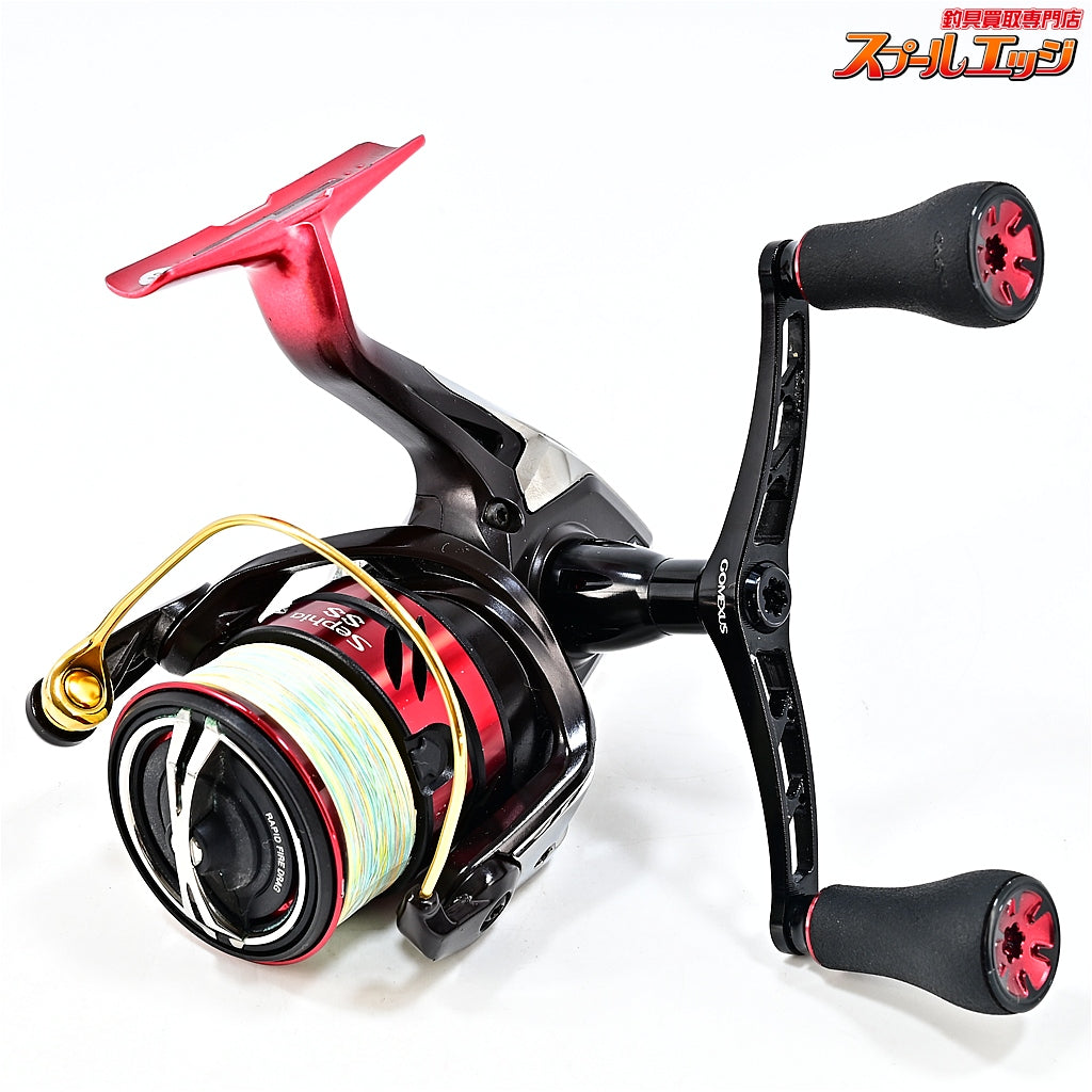 【シマノ】 19セフィア SS C3000SHG ゴメクサス100mmダブルハンドル装着 SHIMANO Sephia