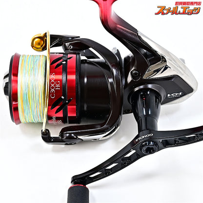 【シマノ】 19セフィア SS C3000SHG ゴメクサス100mmダブルハンドル装着 SHIMANO Sephia